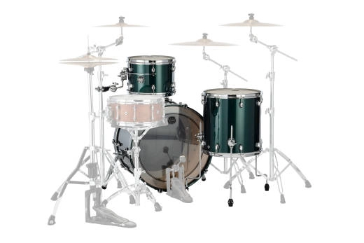 Saturn Evolution Hybrid 3-Piece Shell Pack (24,13,16) - Brunswick Green