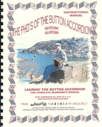 Learnin The Button Accordion \'The Complete Wannabees Manual\', Volume #17 Wiseman Accordon Livre/2CD