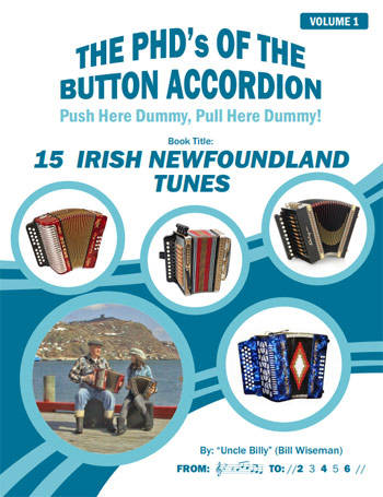 15 Irish Newfoundland Tunes, Volume #1 - Wiseman - Accordion - Book