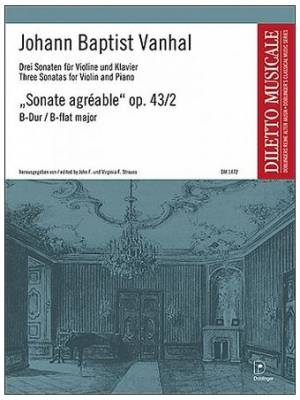 Doblinger Musikverlag - Sonate Agreable en si bmol majeur, op.43, no 2 - Vanhal/Strauss - Violon et piano