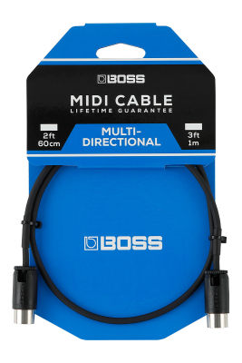 Multi-Directional MIDI Cable - 1 ft