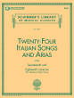 G. Schirmer Inc. - 24 Italian Songs & Arias of the 17th & 18th Centuries - Medium High Voice - Book/Audio Online