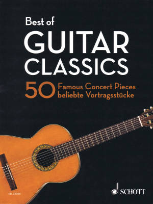 Schott - Best of Guitar Classics Hegel Guitare classique Livre