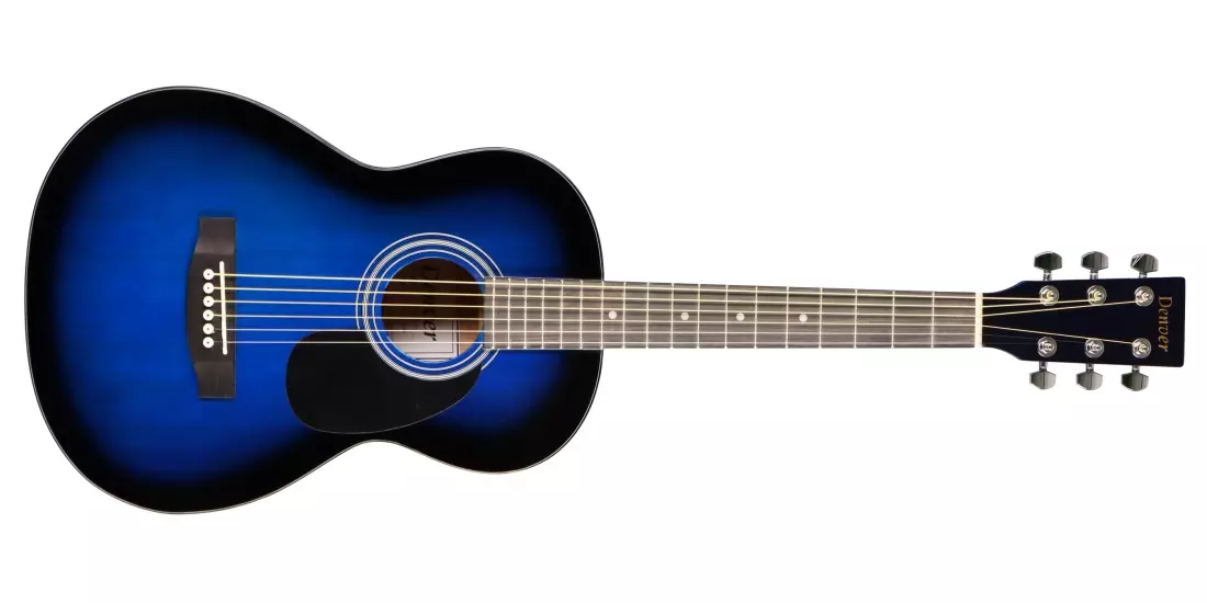 Acoustic Guitar - 3/4 Size - Blue