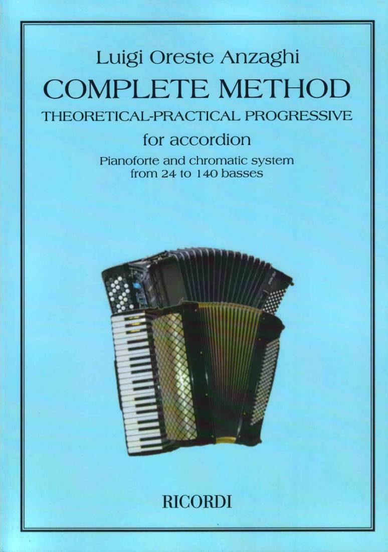 Metodo Complete for Accordion Anzaghi Accordon Livre