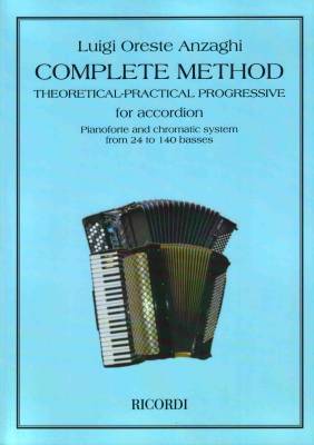 Ricordi - Metodo Complete for Accordion - Anzaghi - Accordion - Book
