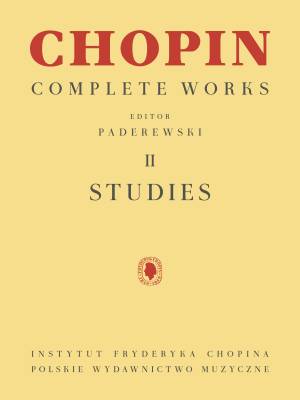 PWM Edition - Studies: Chopin Complete Works Vol. II Paderewski Piano Livre