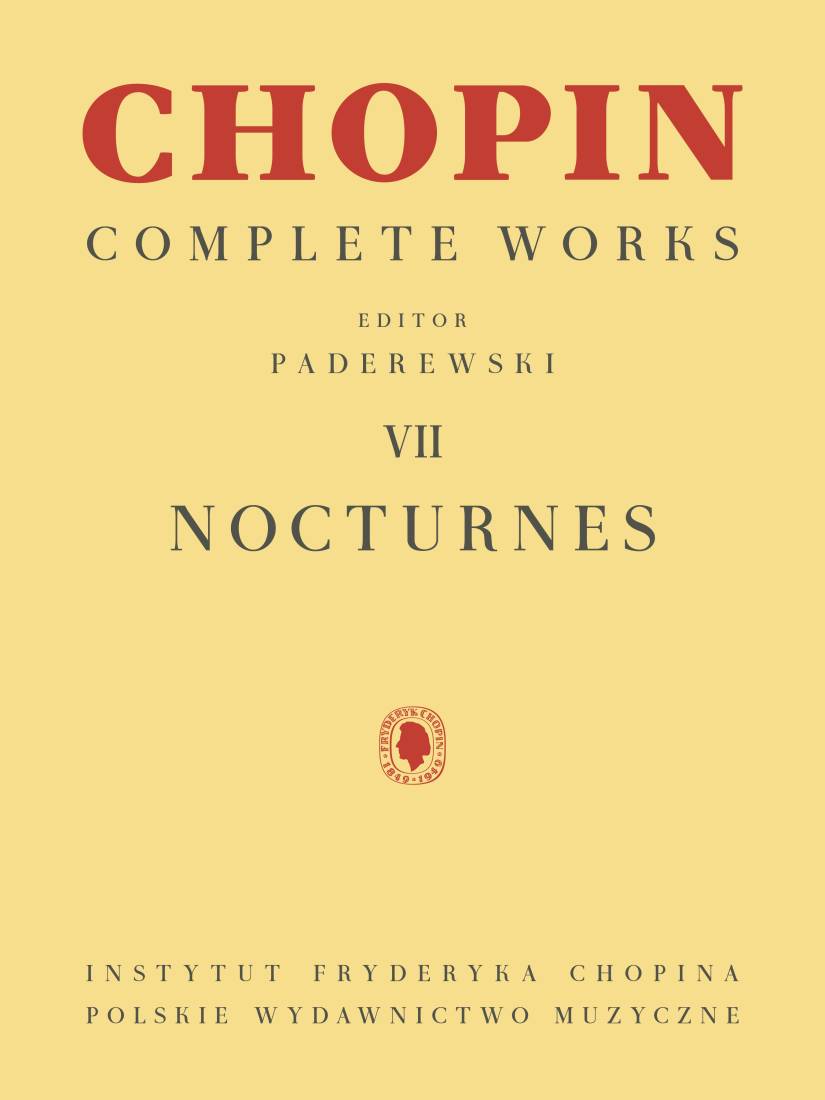 Nocturnes: Chopin Complete Works Vol. VII - Paderewski - Piano - Book