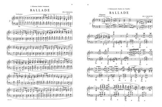Ballades: Chopin Complete Works Vol. III - Paderewski - Piano - Book