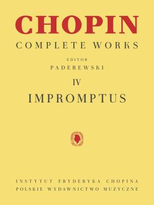 PWM Edition - Impromptus: Chopin Complete Works Vol. IV - Paderewski - Piano - Book
