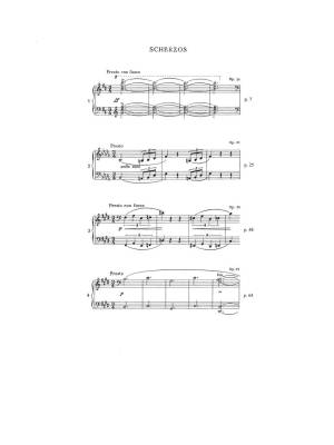Scherzos: Chopin Complete Works Vol. V - Paderewski - Piano - Book