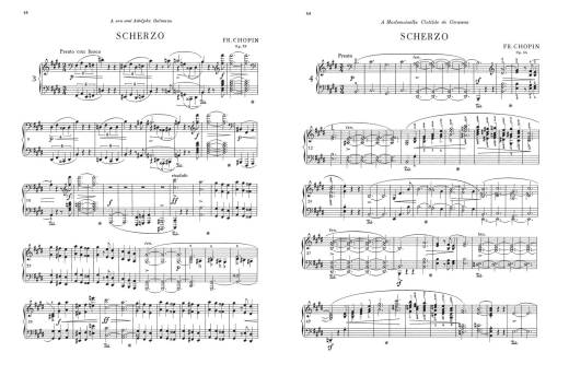 Scherzos: Chopin Complete Works Vol. V - Paderewski - Piano - Book