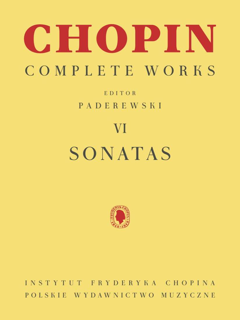 Sonatas: Chopin Complete Works Vol. VI - Paderewski - Piano - Book