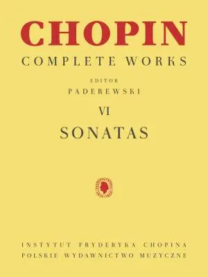 PWM Edition - Sonatas: Chopin Complete Works Vol. VI - Paderewski - Piano - Book