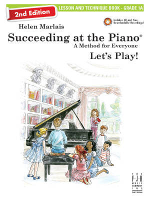 FJH Music Company - Succeeding at the Piano Lesson and Technique Book, Grade 1A (2nd edition) Marlais Piano Livre/CD/Audio en ligne