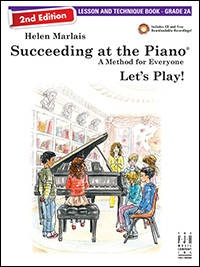 FJH Music Company - Succeeding at the Piano Lesson and Technique Book, Grade 2A (2nd edition) - Marlais - Piano - Book/CD/Audio Online