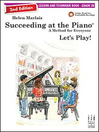 FJH Music Company - Succeeding at the Piano Lesson and Technique Book, Grade 2B (2nd edition) - Marlais - Piano - Book/CD/Audio Online