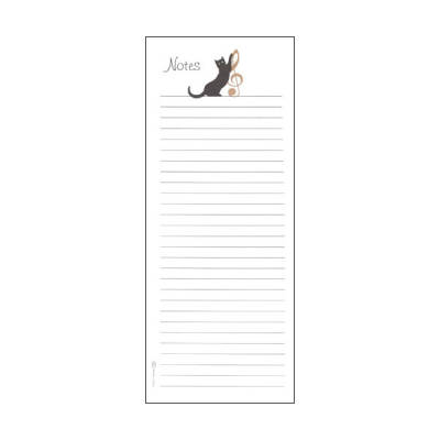 Cat & Clef Memo Pad with Magnet