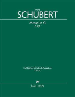 Carus Verlag - Mass In G Major - Schubert - Full Score