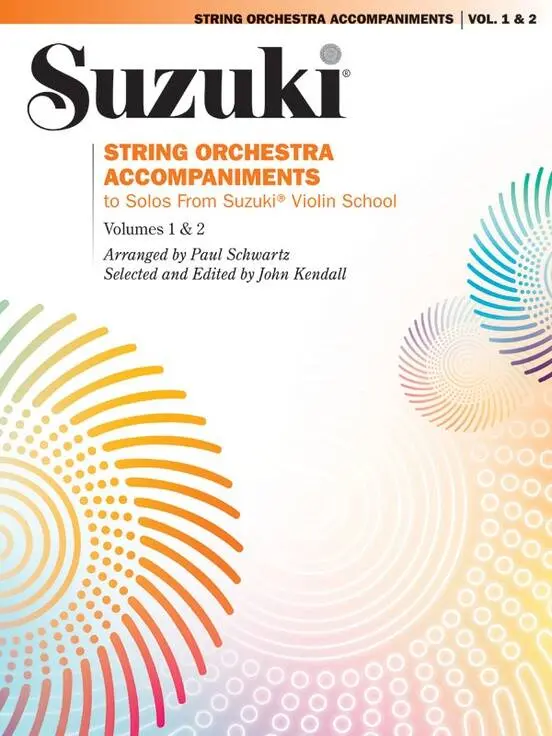 String Orchestra Accompaniments to Solos from Volumes 1 & 2 - Suzuki/Schwartz/Kendall - Score - Book