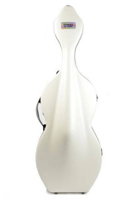 Bam Cases - tui de violoncelle Hightech Shamrock  roulettes (blanc)