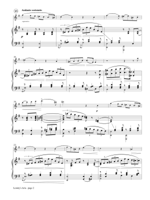 Lensky\'s Aria - Tchaikovsky/Kim - Flute/Piano - Book