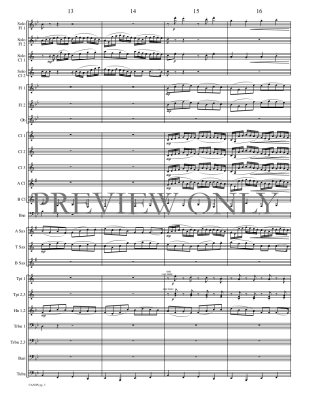 Canon - Pachelbel/Marlatt - 2 Flutes/2 Clarinets/Concert Band - Gr. 3