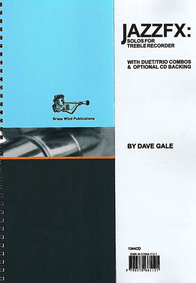 JAZZFX for Treble Recorder - Gale - Alto Recorder - Book/CD