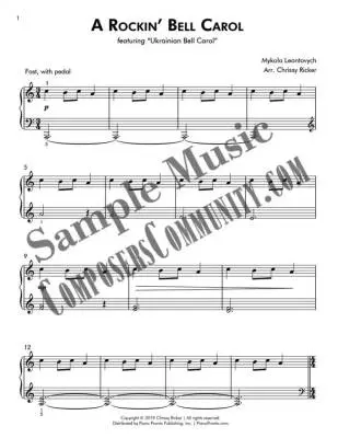 A Rockin\' Christmas - Ricker - Piano - Book