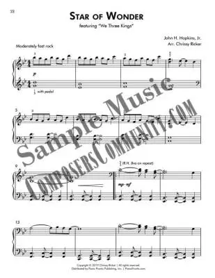 A Rockin\' Christmas - Ricker - Piano - Book