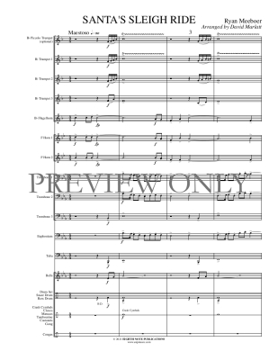 Santas Sleigh Ride - Meeboer - Brass Choir - Gr. Medium-Difficult