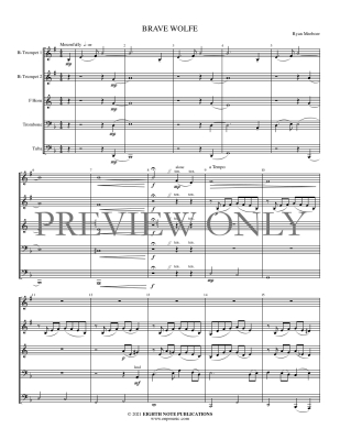 Brave Wolfe - Meeboer - Brass Quintet - Gr. Easy-Medium