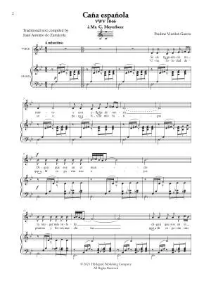 Five Spanish Songs - Viardot-Garcia/Kleinman - Voice/Piano - Book