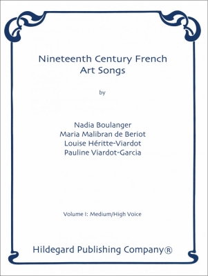 Hildegard Publishing Company - Nineteenth Century French Art Songs Vol. 1 - Medium, High Voice/Piano - Book