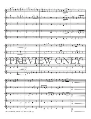 Ancient Airs and Dances, Suite 1 Balletto - Respighi/Marlatt - Clarinet Quintet - Gr. Medium-Difficult