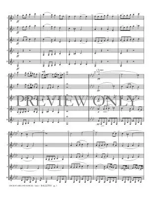 Ancient Airs and Dances, Suite 1 Balletto - Respighi/Marlatt - Clarinet Quintet - Gr. Medium-Difficult