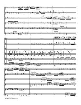 Brandenburg Concerto No. 3, Movement III - Bach/Marlatt	- Clarinet Sextet - Gr. Difficult