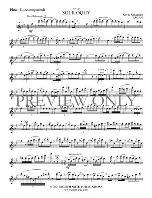 Soliloquy - Kaisershot - Solo Flute - Gr. Medium-Difficult