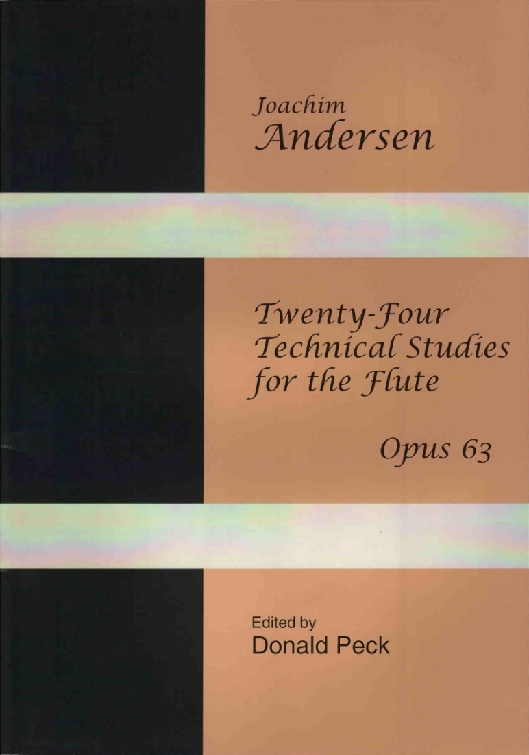 Twenty-Four Technical Studes for the Flute, Opus 63 - Anderson/Peck - Flute - Book