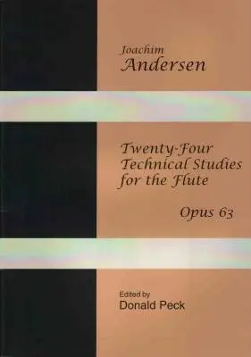 Progress Press - Twenty-Four Technical Studes for the Flute, Opus 63 - Anderson/Peck - Flute - Book