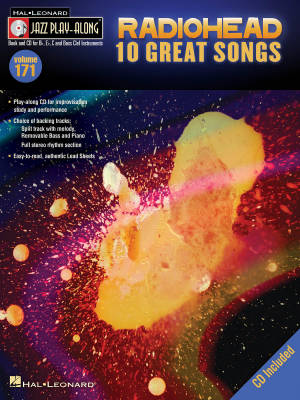 Radiohead: Jazz Play-Along Volume 171 - Book/CD