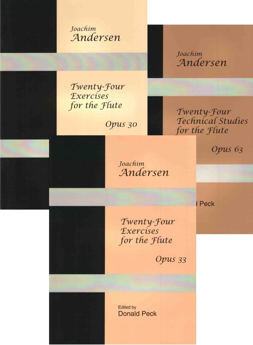 The Andersen Etudes (Complete set, 3 volumes) - Andersen/Peck - Flute - Book Set