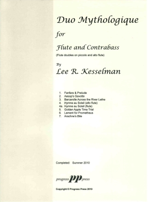Duo Mythologique - Kesselman - Flute/Double Bass - Sheet Music