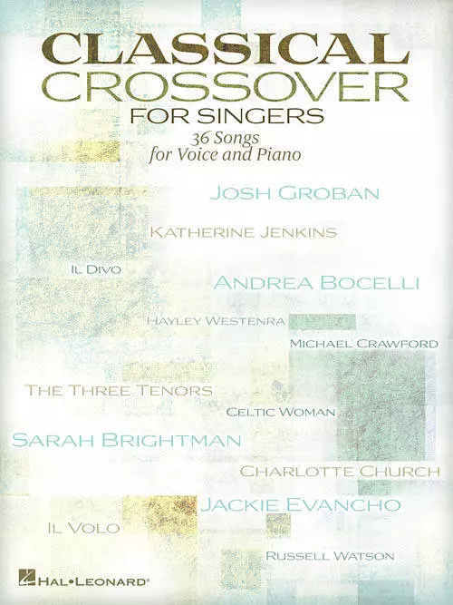 Classical Crossover For Singers - Voice/Piano - Book