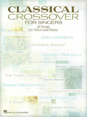 Hal Leonard - Classical Crossover For Singers - Voice/Piano - Book
