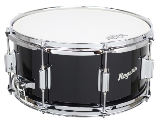 Rogers - PowerTone Wood Shell 6.5x14 Snare Drum - Piano Black