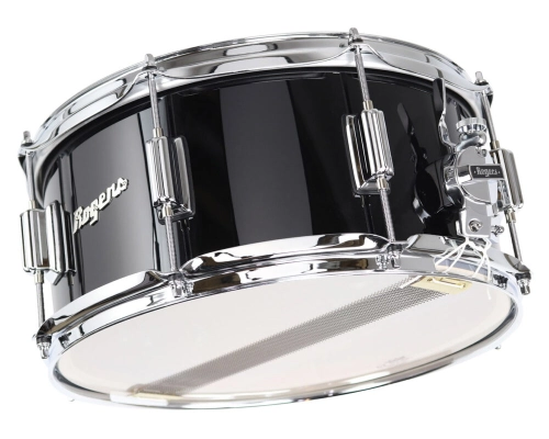 PowerTone Wood Shell 6.5x14\'\' Snare Drum - Piano Black