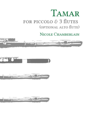 Tamar - Chamberlain - Flute Quartet - Score/Parts