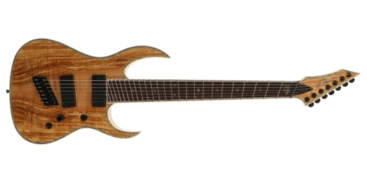 B.C. Rich - Shredzilla 7 Prophecy Archtop Fanned Frets - Spalted Maple