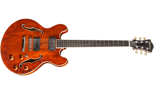 Eastman Guitars - T185MX Thinline Hollowbody Electric Guitar with Hardshell Case - Classic Finish